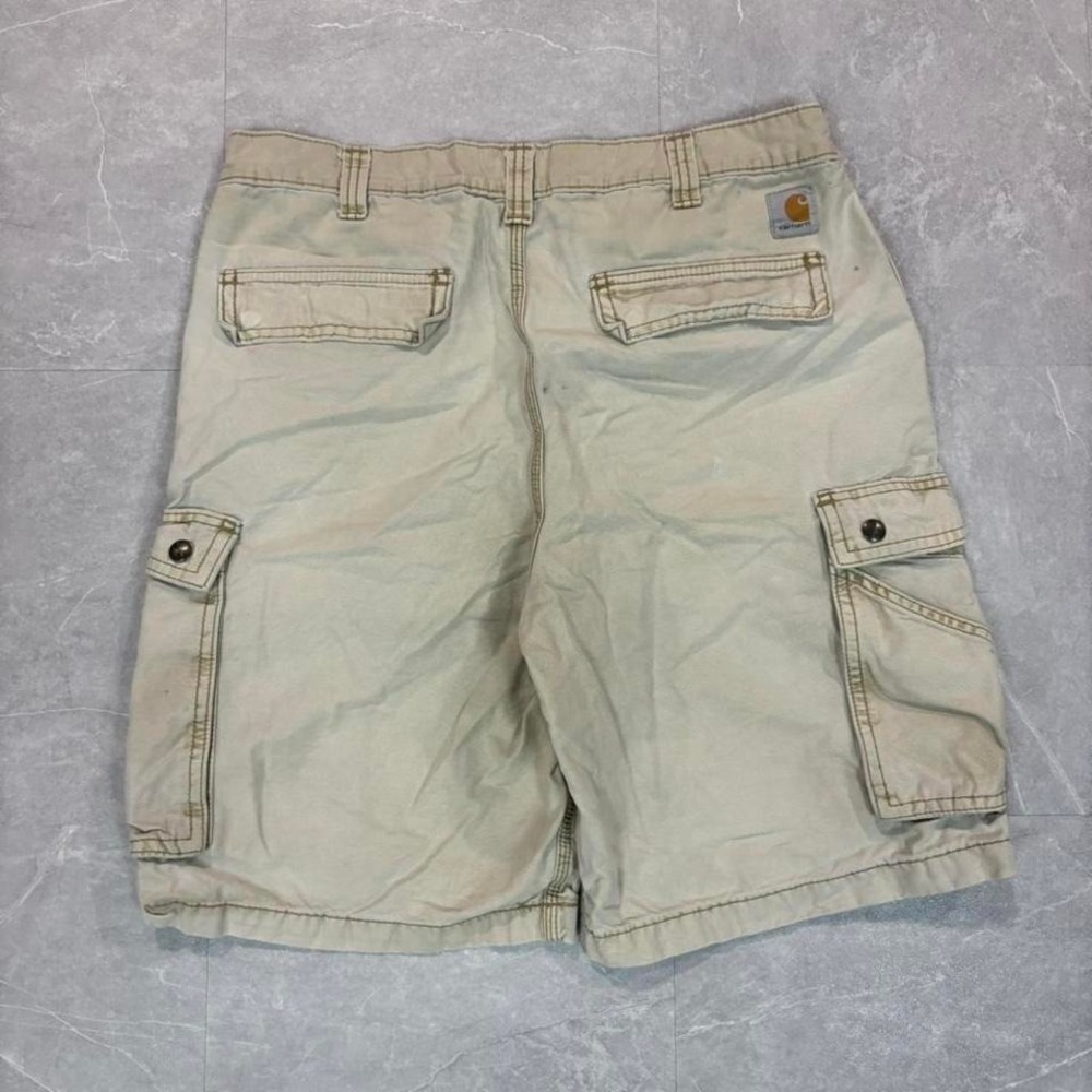 Carhartt faded tan cargo shorts Size 34" #workwear #cargo